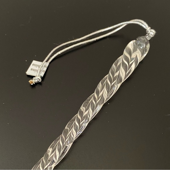 16pcs Vintage Handblown Glass Twisted Clear Glass Icicles 6” Holiday Ornament - Picture 11 of 12